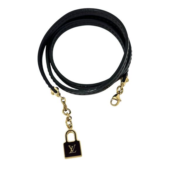 Louis Vuitton LV Vernis Leather Luck Lock Armband Bracelet - Picture 1 of 5